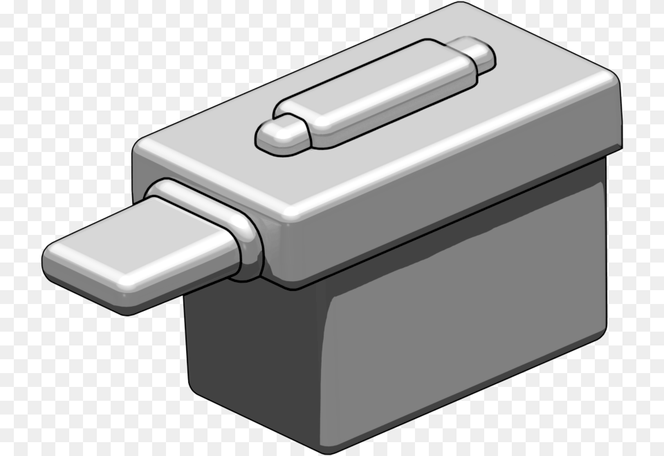 Brickarms Ammo Box Padlock, Adapter, Electronics Free Png Download