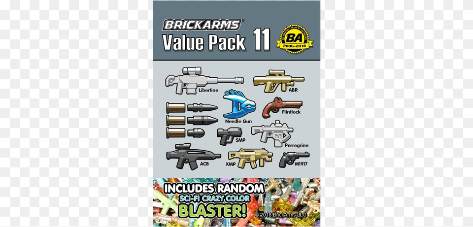 Brickarms Value Pack Brickarms Value Pack 2 Weapons Pack, Firearm, Gun, Handgun, Weapon Free Transparent Png
