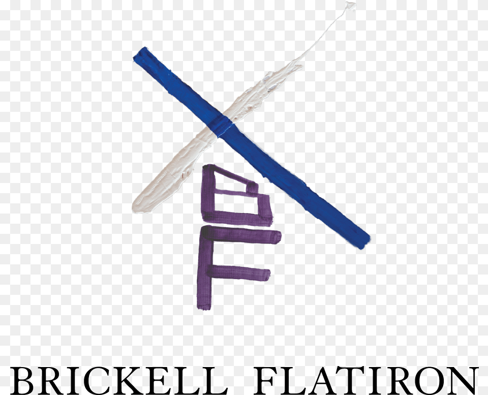 Brickell Flatiron Logo, Baton, Stick, Sword, Weapon Free Png