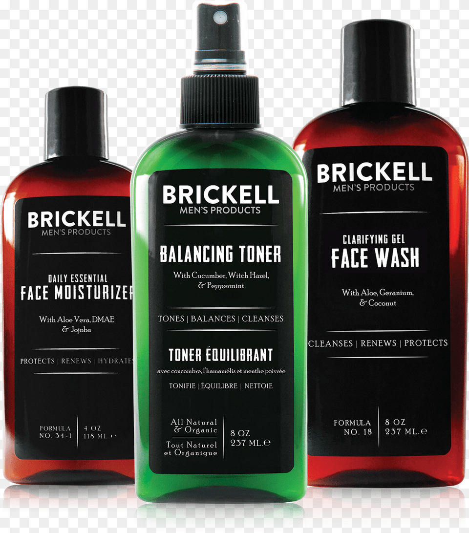 Brickell Men39s Products, Bottle, Cosmetics, Perfume Free Transparent Png