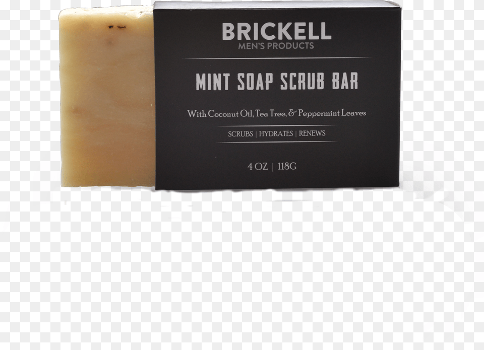 Brickell Soap Scrub Bar Mint, Candle Free Transparent Png