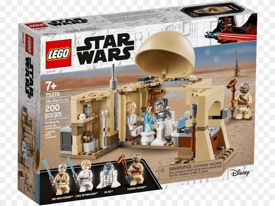 Brickmagic Asia Lego Star Wars Obi Hut Lego Star Wars Obi Wan Hut, Person, Box Free Png Download