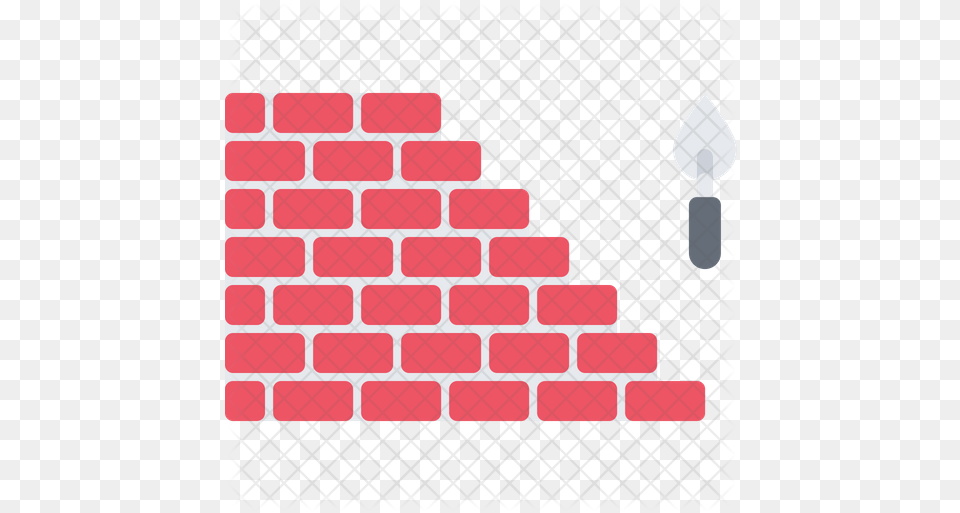 Bricks Construction Icon Bricklaying Icon, Brick, People, Person, Cutlery Free Png