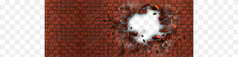 Brickwall Explosion Brick, Architecture, Building, Wall, Hole Png Image