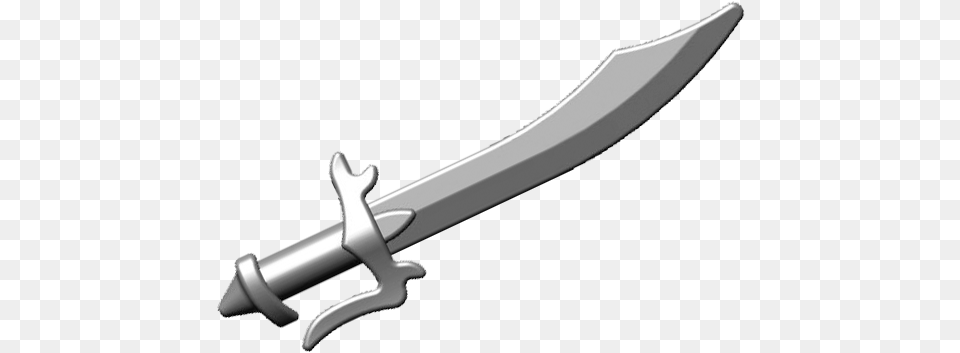 Brickwarriors Scimitar Fantasy Dark Elves Sword, Weapon, Blade, Dagger, Knife Png Image