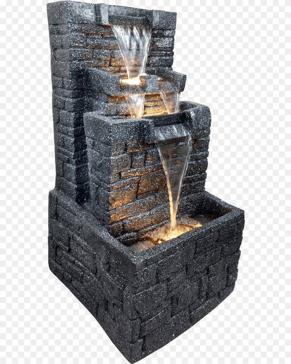 Brics Wall Water Fountain Water Fountain For Office, Architecture Png Image