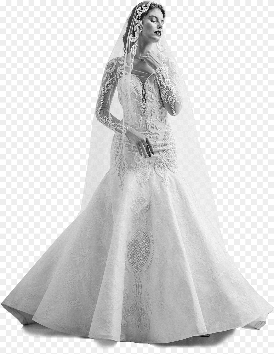 Bridal Bride, Wedding Gown, Wedding, Gown, Formal Wear Free Png Download