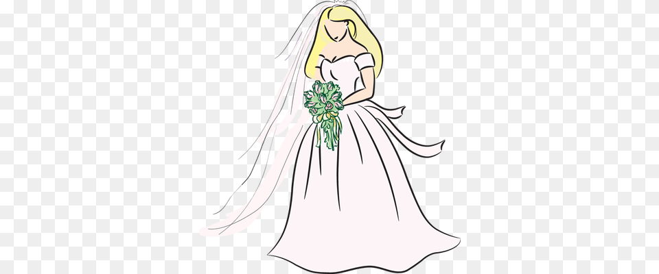 Bridal Clipart 3 Clip Art Image For Wedding Image Bride, Book, Publication, Comics, Fashion Free Png