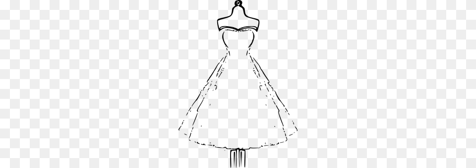 Bridal Dress Gray Free Png Download