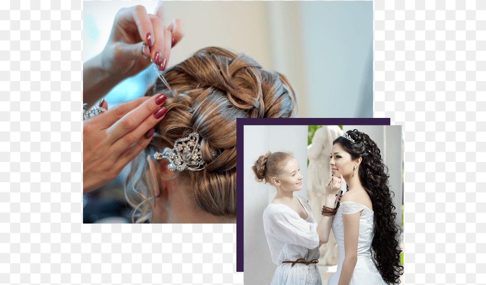 Bridal Hair Style Bridal Hair Style Service, Person, Body Part, Hand, Finger Free Transparent Png