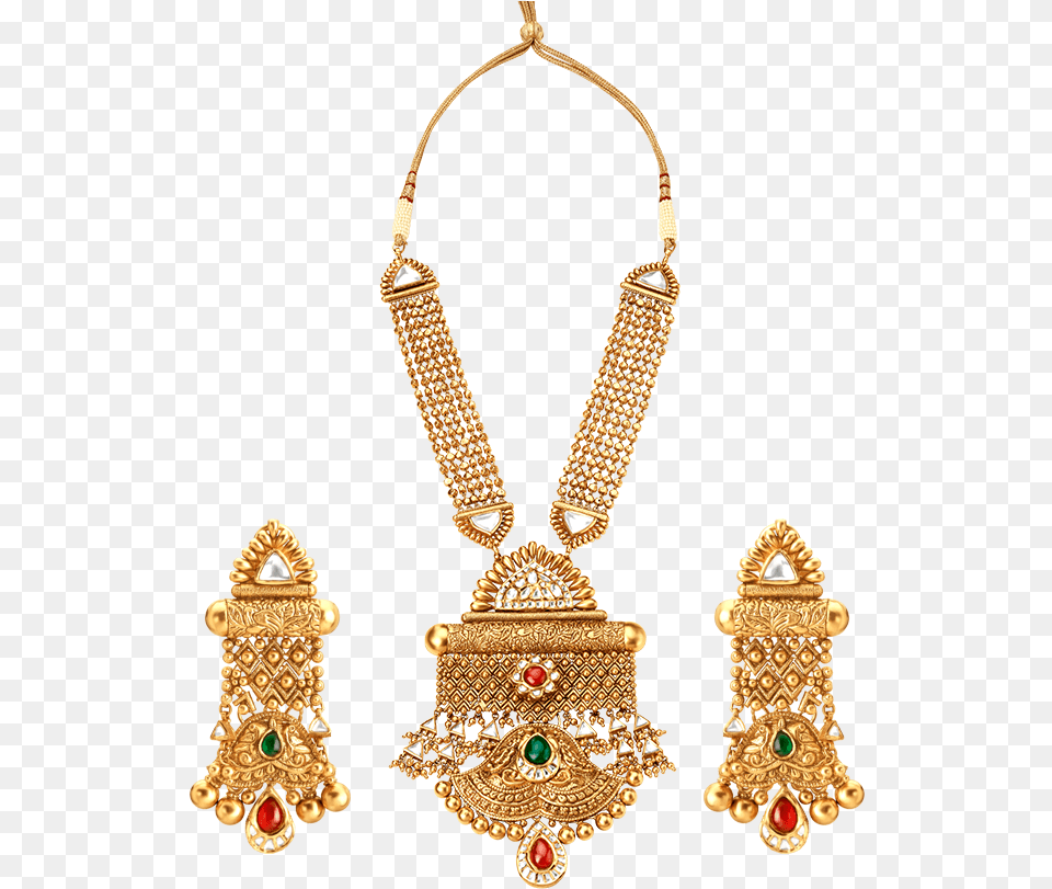 Bridal Jewellery Sets Gold From Tanishq, Accessories, Earring, Jewelry, Necklace Png
