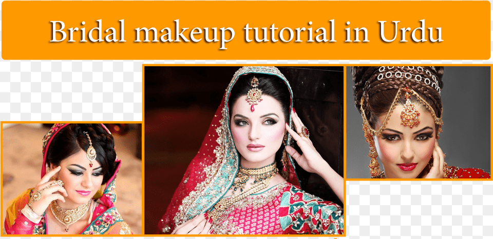 Bridal Makeup Tutorial, Person, Head, Face, Adult Png