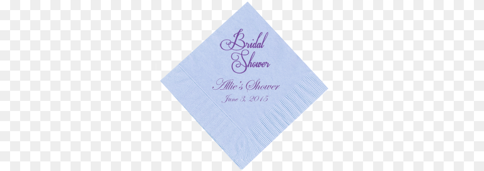 Bridal Shower, Napkin Free Png Download