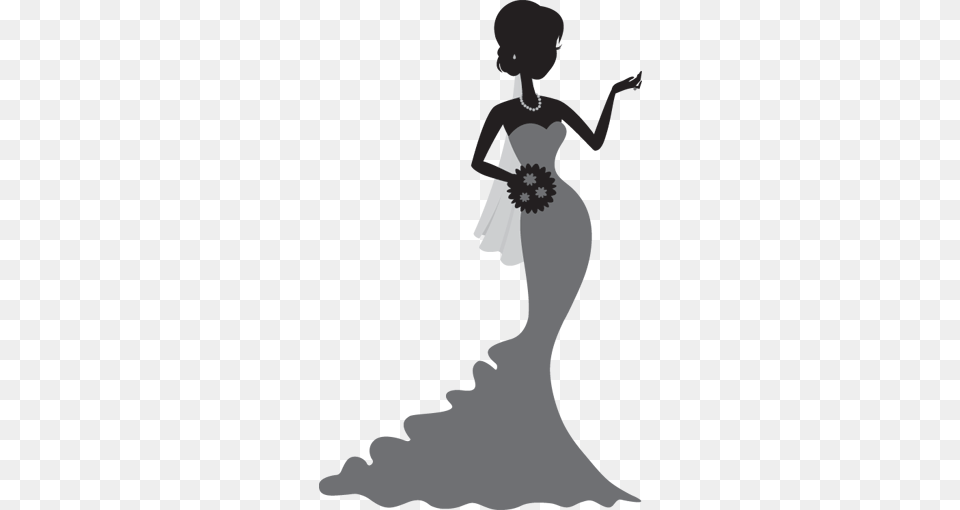 Bridal Silhouette Clip Art, Logo, Adult, Bride, Female Png