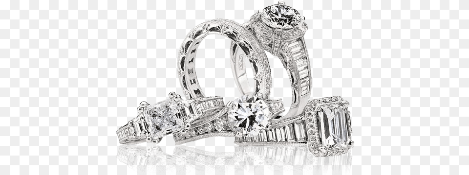 Bridal Superstore Group Of Engagement Rings, Accessories, Jewelry, Ring, Silver Png