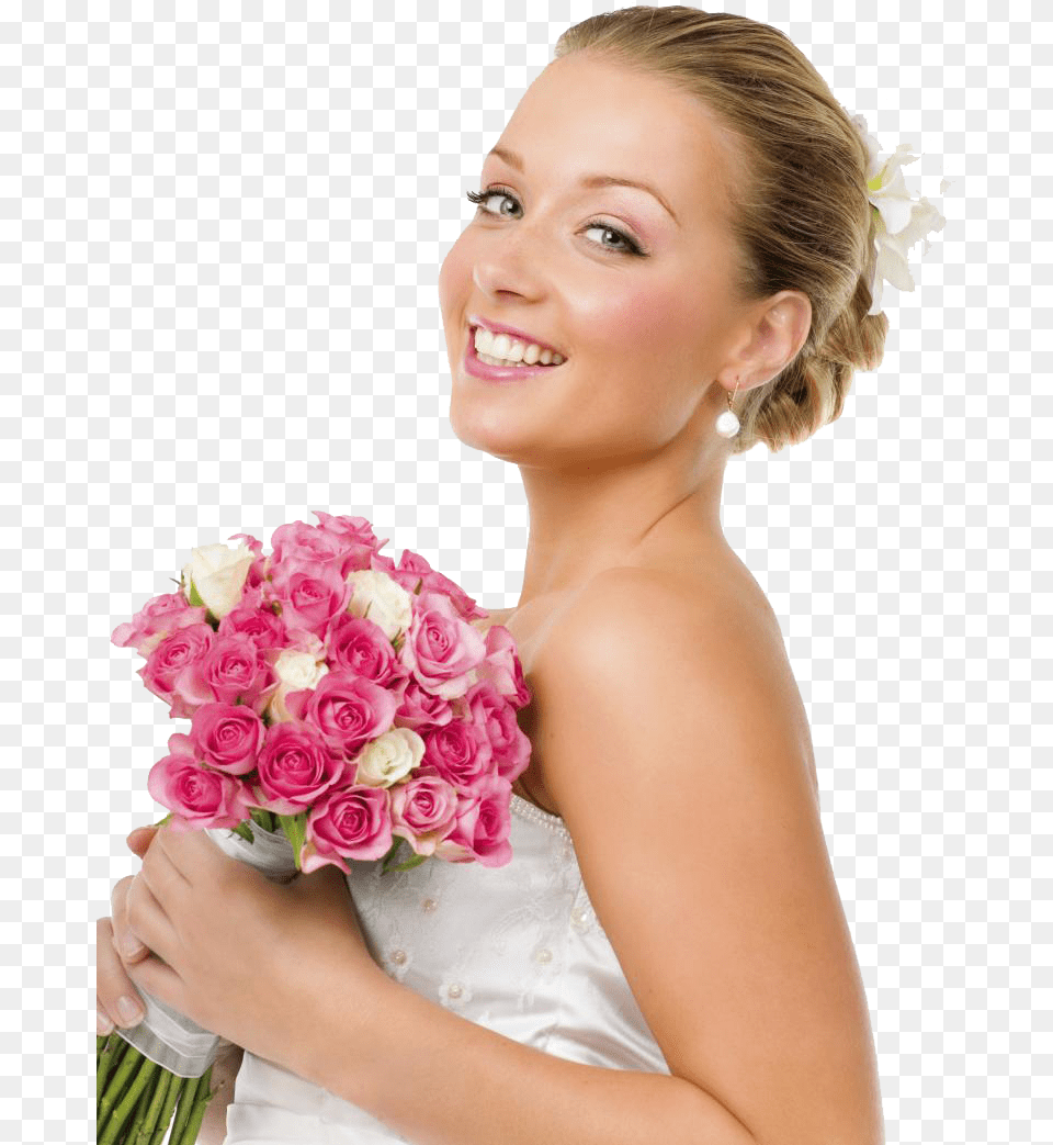 Bride, Adult, Wedding, Plant, Person Png