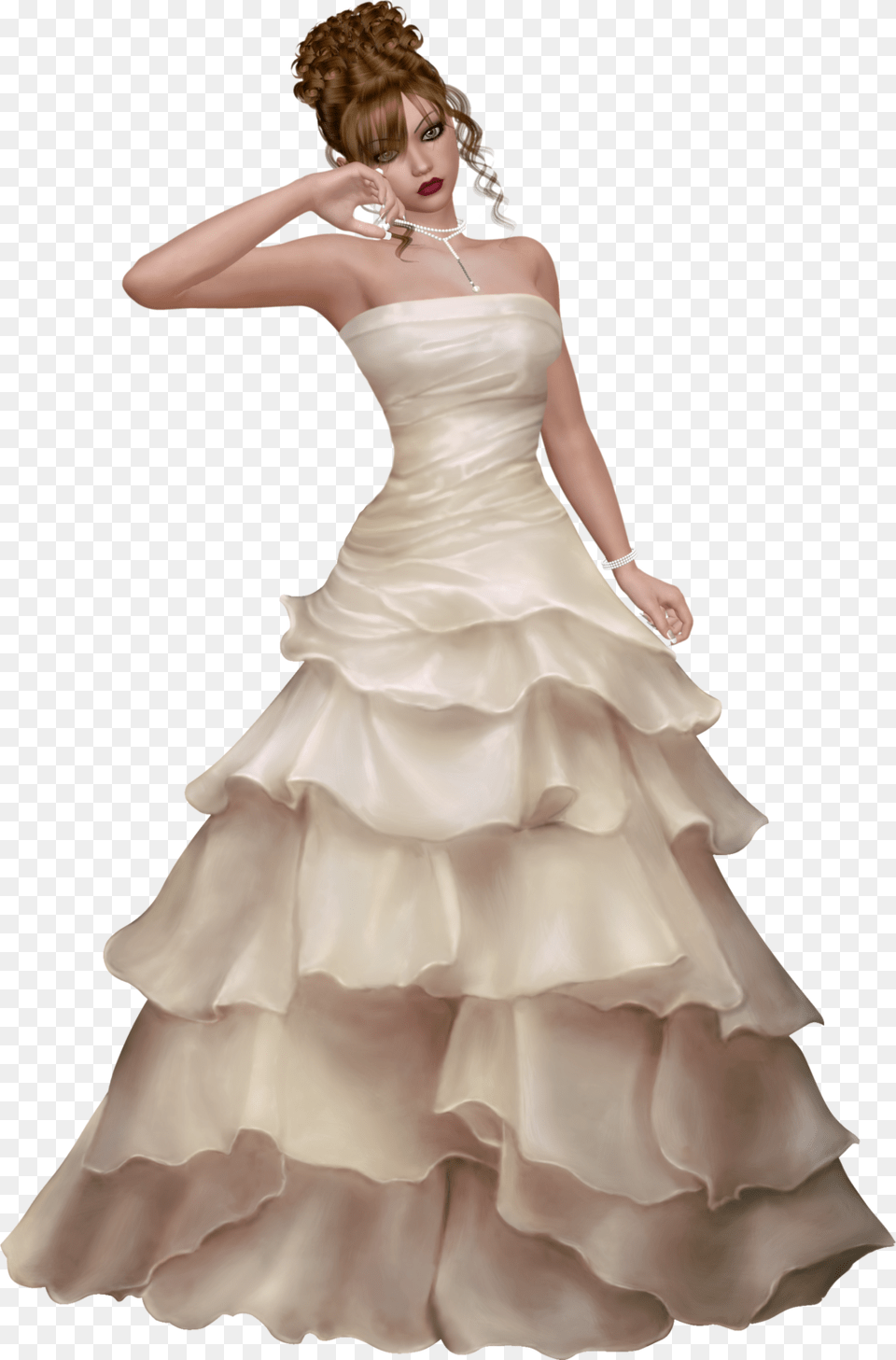 Bride, Gown, Formal Wear, Fashion, Wedding Free Png