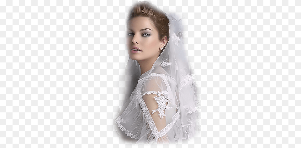 Bride, Clothing, Veil, Adult, Female Free Png Download