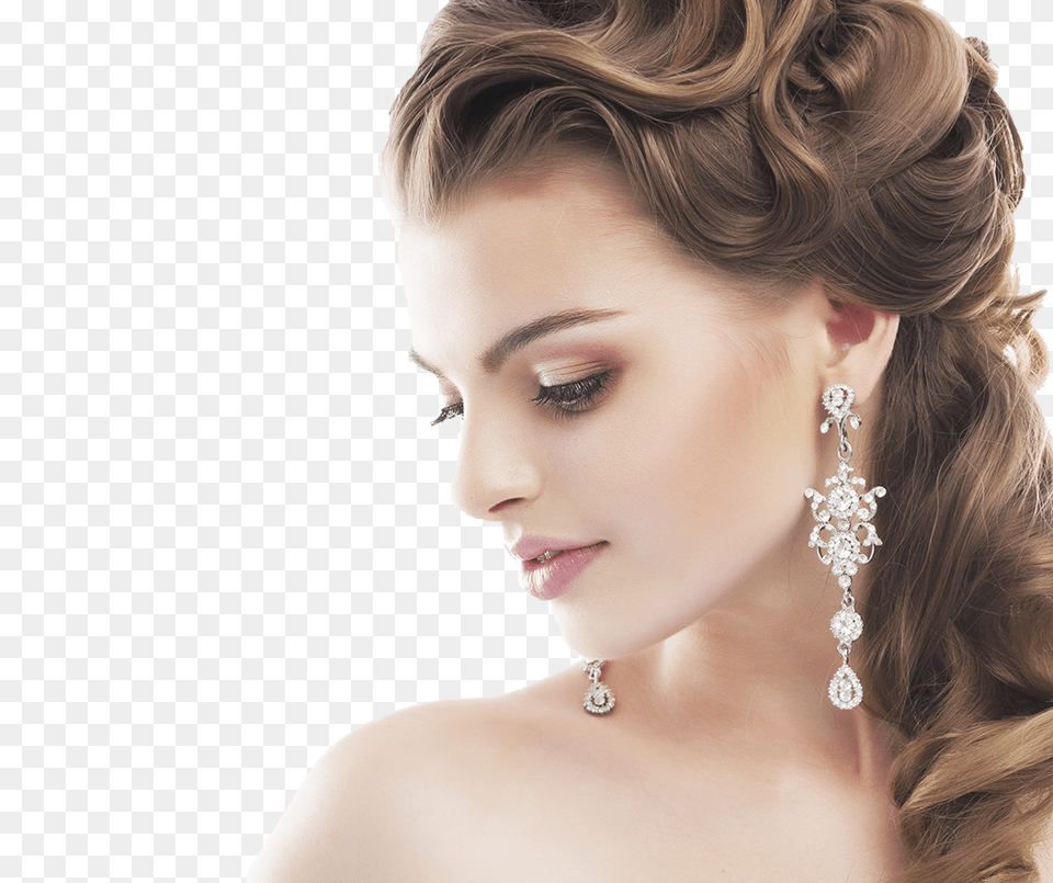 Bride, Accessories, Earring, Jewelry, Diamond Free Transparent Png