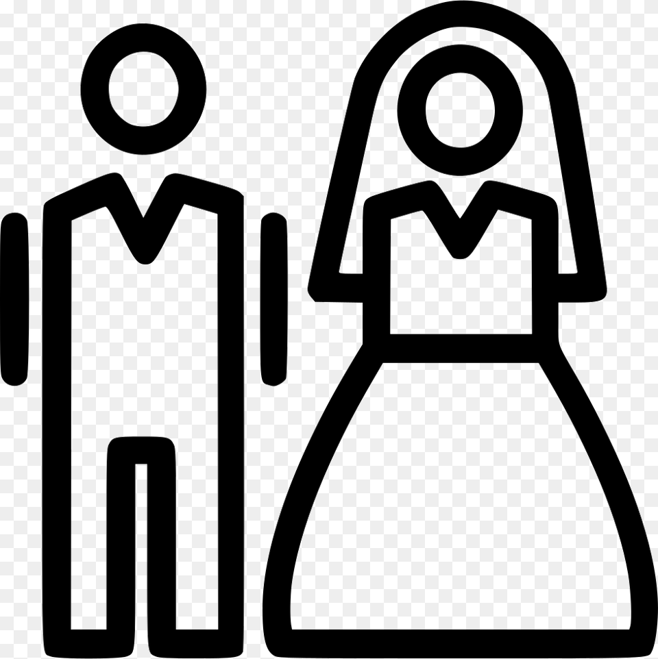 Bride And Groom, Stencil, Symbol, Gas Pump, Machine Free Png