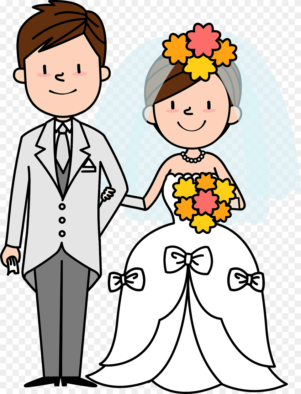 Bride And Groom Are, Formal Wear, Baby, Person, Clothing Free Transparent Png