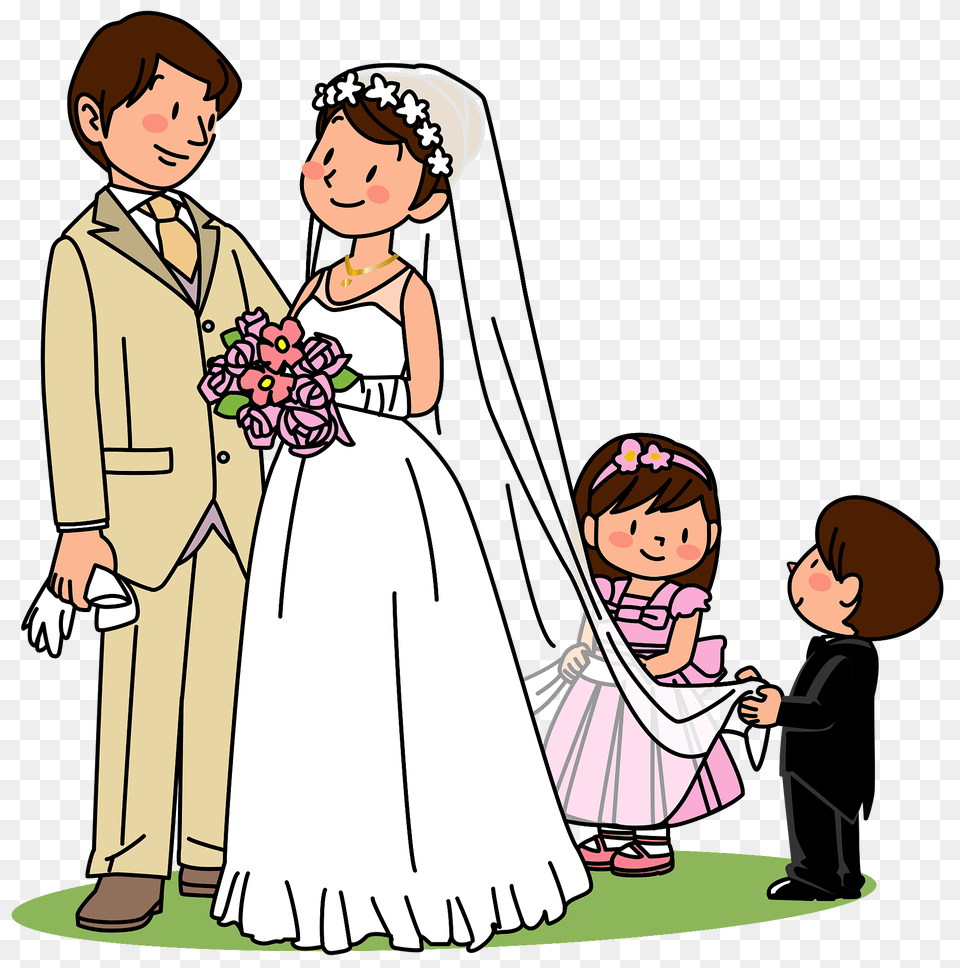 Bride And Groom Are, Fashion, Gown, Dress, Comics Free Png