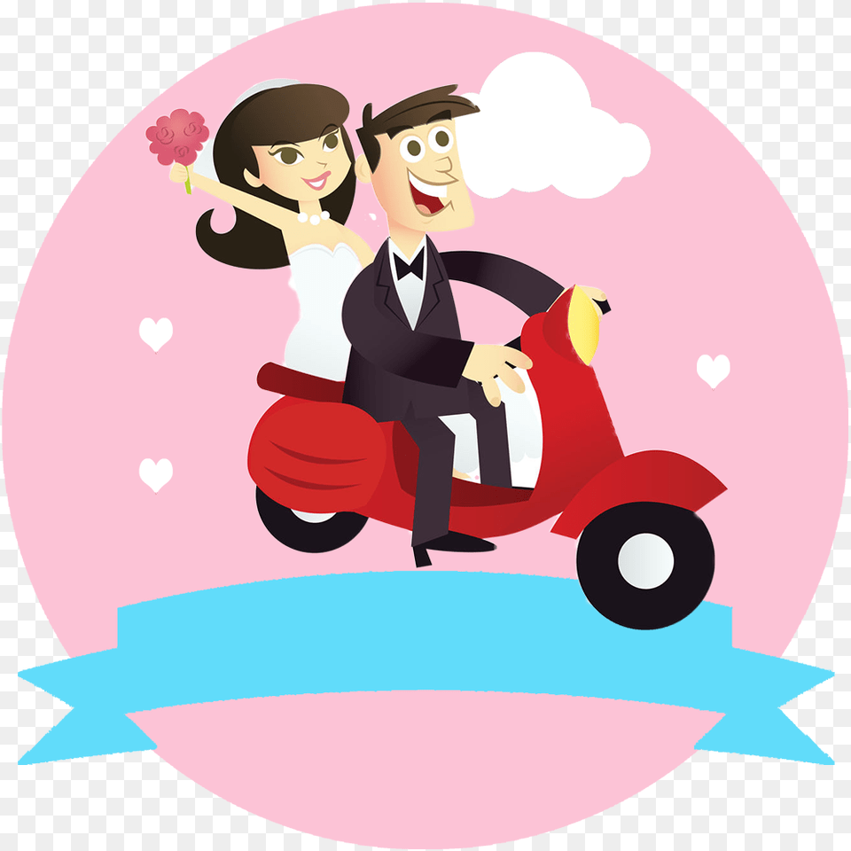 Bride And Groom Cartoon, Person, Face, Head, Adult Free Png