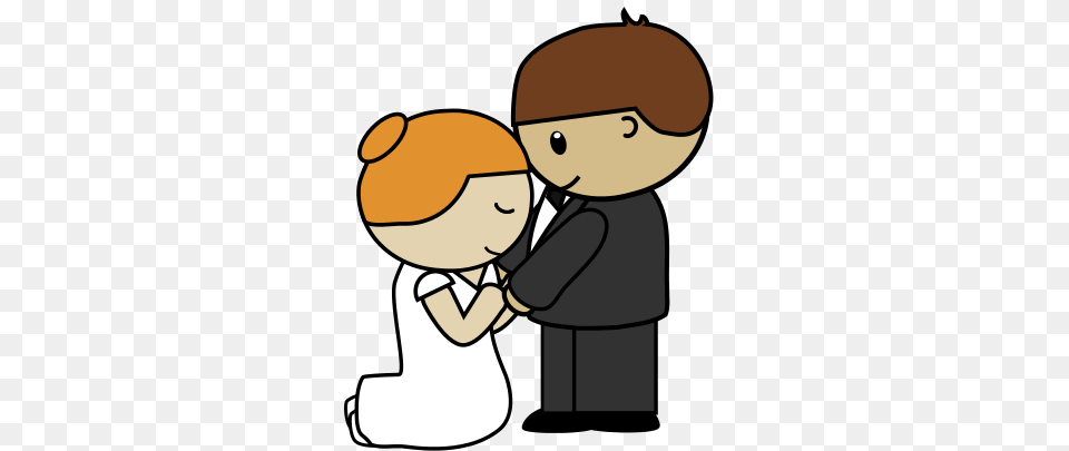 Bride And Groom Clipart Bride Clip Art Free, Baby, Person, Book, Comics Png Image