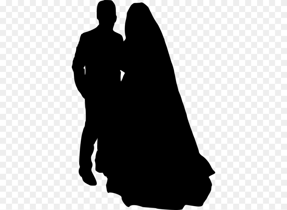 Bride And Groom Silhouette, Fashion, Adult, Male, Man Free Png Download