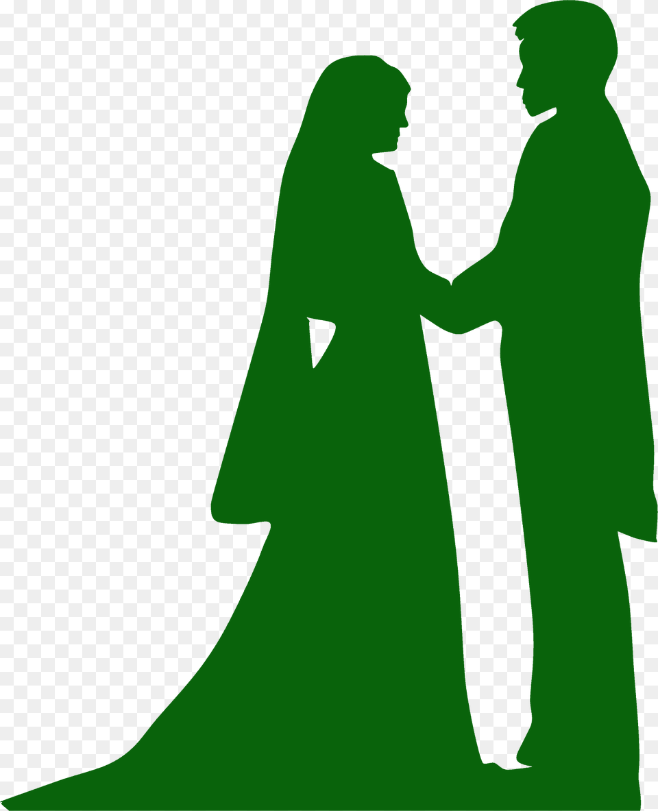 Bride And Groom Silhouette, Clothing, Dress, Fashion, Adult Free Transparent Png