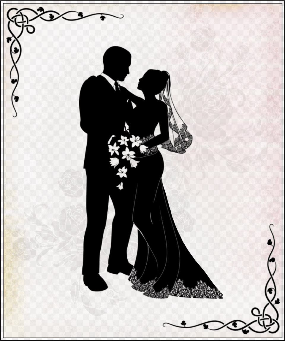 Bride And Groom Vector, Adult, Wedding, Person, Woman Free Png Download