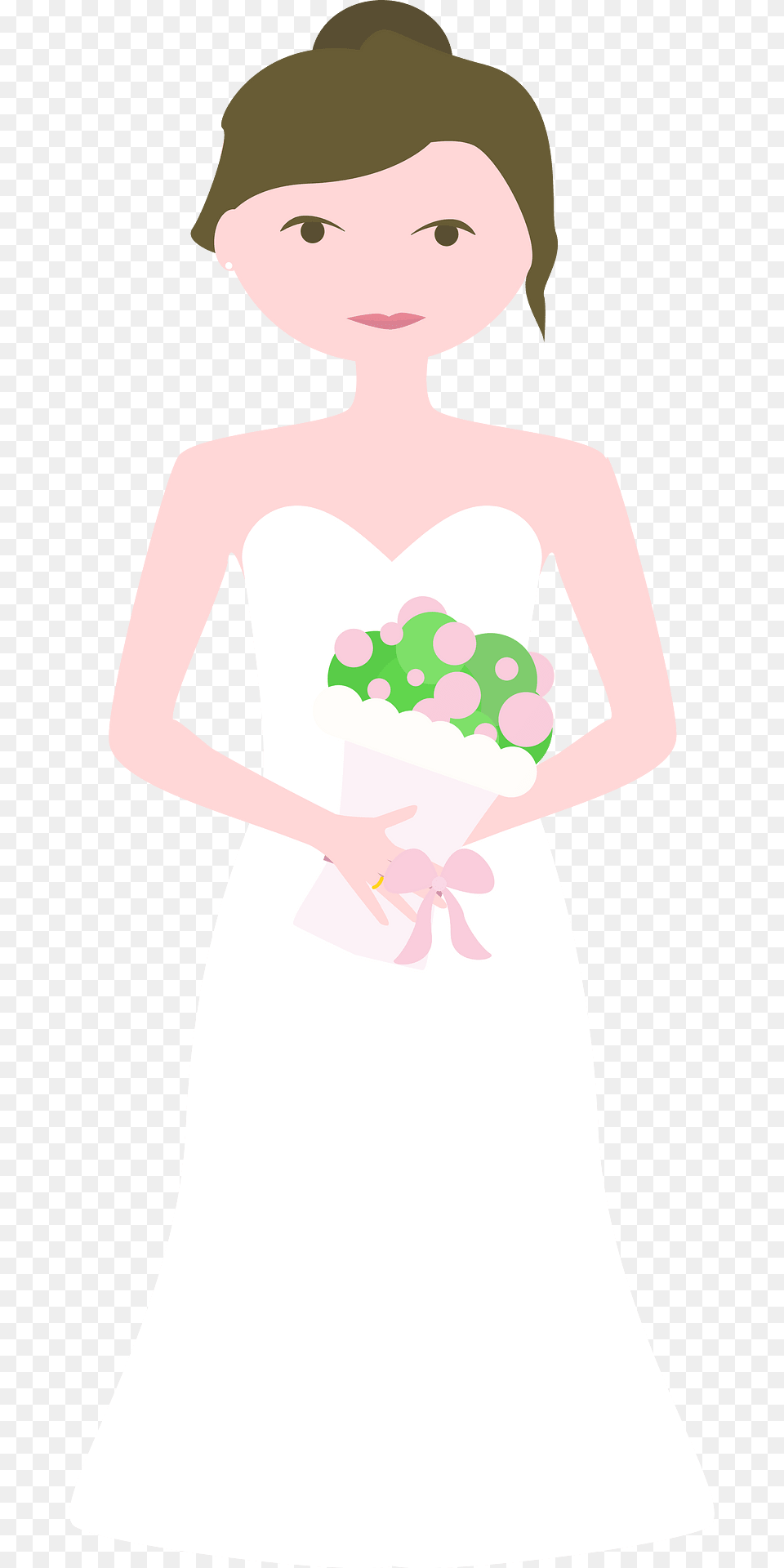Bride Clipart, Formal Wear, Clothing, Dress, Fashion Free Png