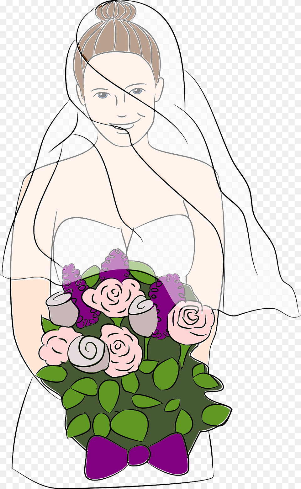 Bride Clipart, Flower Arrangement, Plant, Flower, Flower Bouquet Free Png