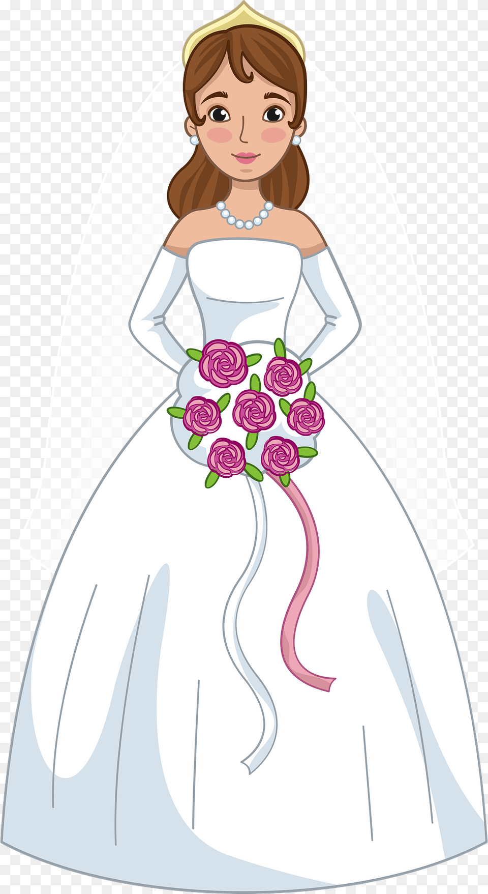 Bride Clipart, Clothing, Dress, Fashion, Gown Png Image