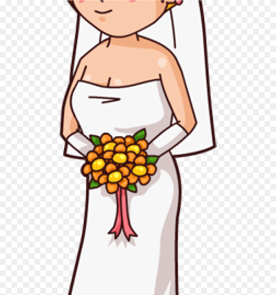Bride Clipart Cartoon Bride Clipart Clip Art For Students, Flower Arrangement, Flower Bouquet, Pattern, Flower Free Png Download