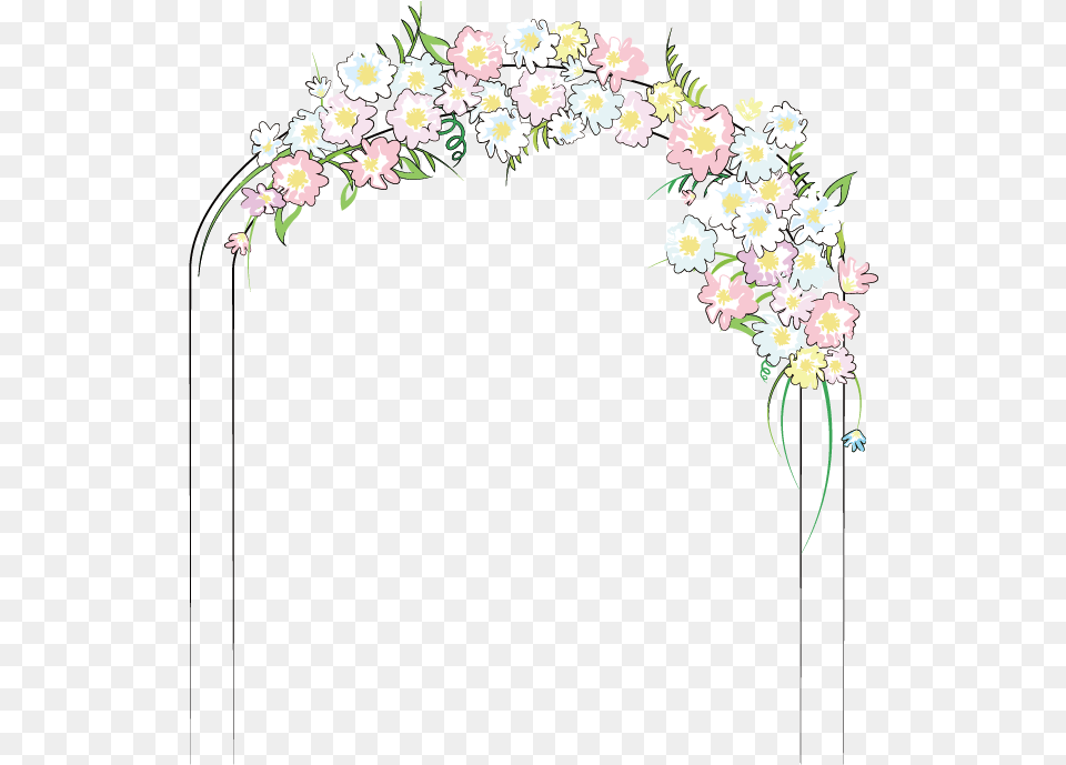 Bride Clipart Flower Wedding Arch Clip Art, Architecture, Floral Design, Graphics, Pattern Free Png