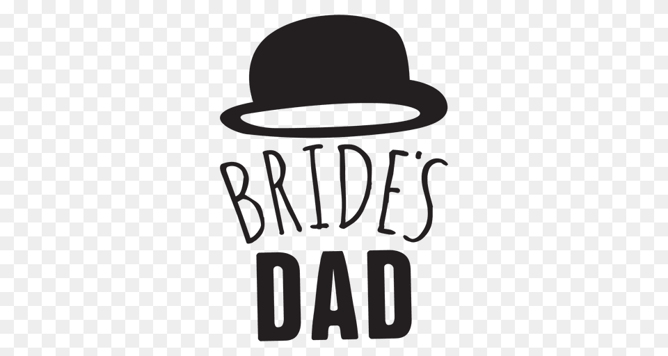 Bride Dad Wedding Phrase, Clothing, Hat, Green Png