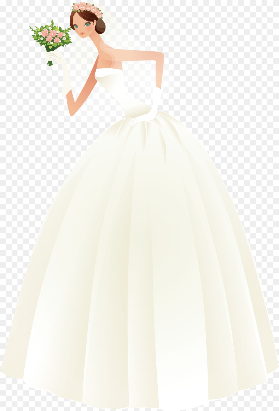 Bride Dress Wedding Vector Bride Dress, Formal Wear, Gown, Fashion, Clothing Free Png