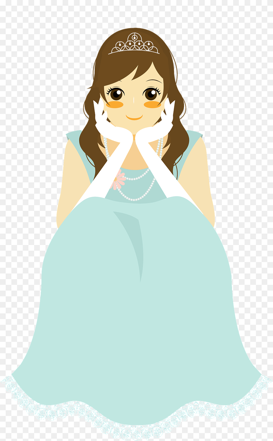 Bride Is In Her Wedding Dress Clipart, Clothing, Gown, Fashion, Formal Wear Png