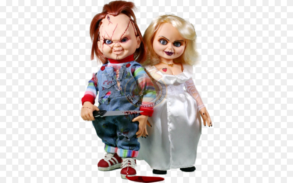 Bride Of Chucky Chucky Doll And Bride, Toy, Baby, Person, Child Png