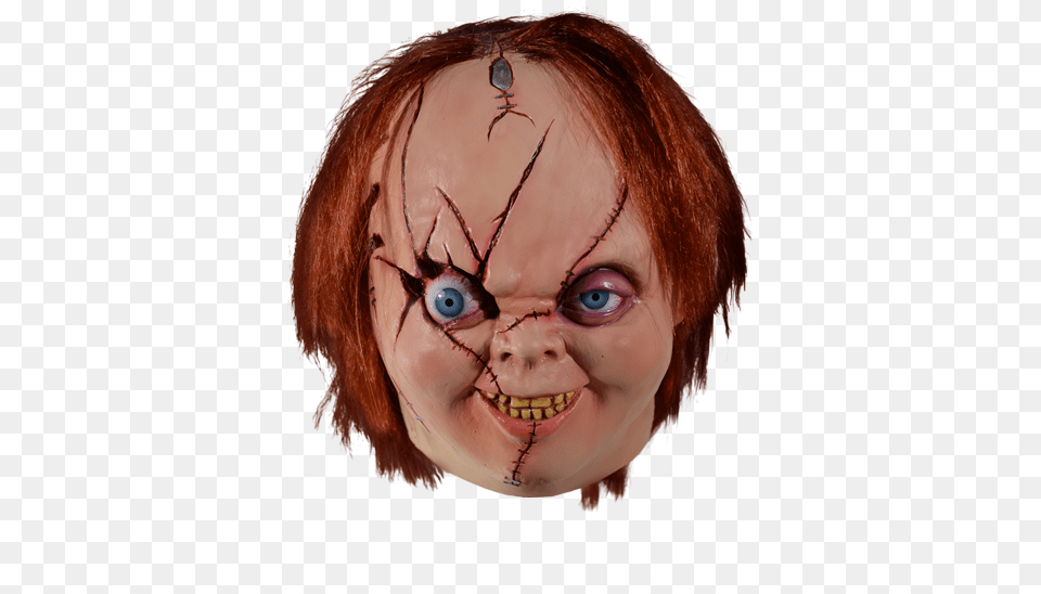 Bride Of Chucky Mask, Adult, Portrait, Photography, Person Png