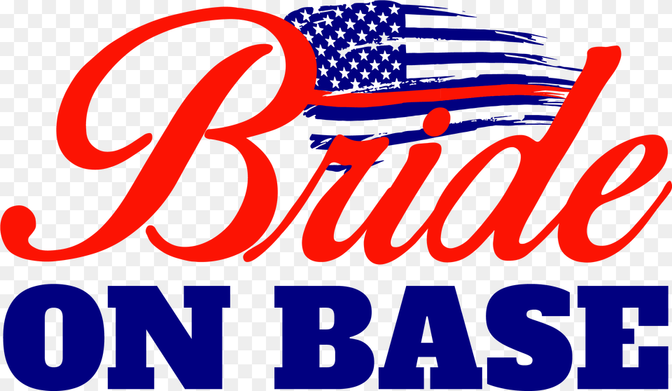 Bride On Base American Flag, American Flag, Text Png