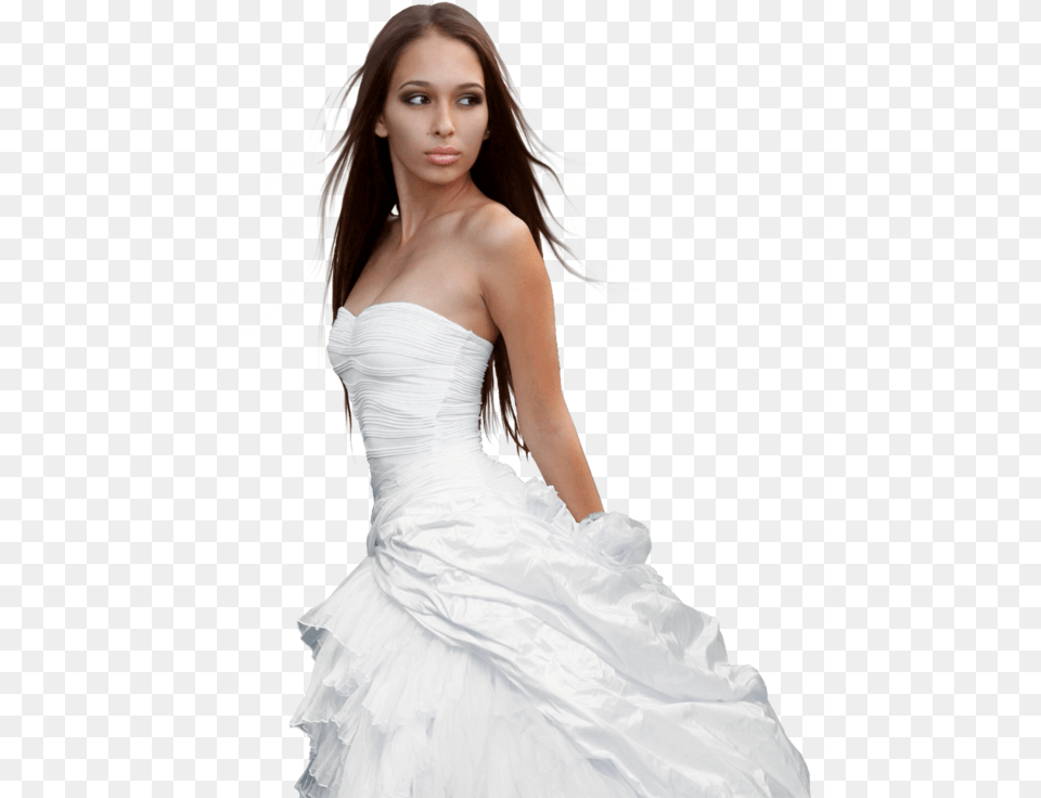 Bride Transparent Background Girl In Wedding Dress Transparent, Gown, Formal Wear, Fashion, Evening Dress Png Image
