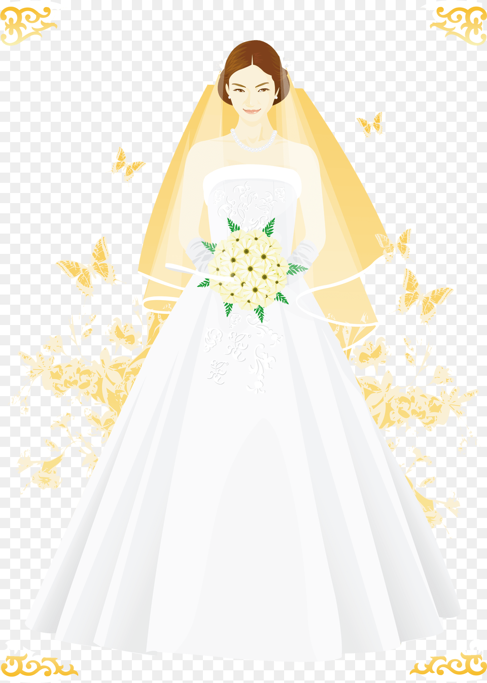Bride Veil Download Clip Art Bride, Gown, Formal Wear, Wedding, Fashion Png Image