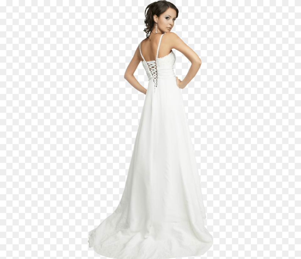 Bride White Background, Wedding Gown, Clothing, Dress, Wedding Png Image