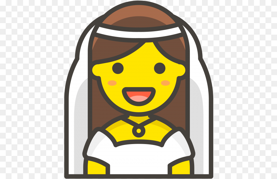 Bride With Veil Emoji Artist Icon, Baby, Person, Art, Face Png