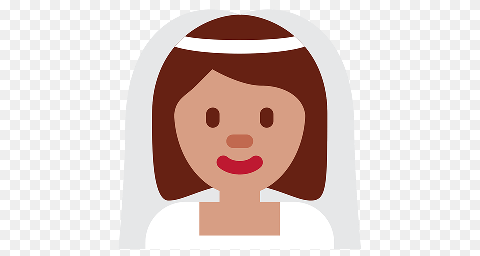 Bride With Veil Emoji For Facebook Email Sms Id, Face, Head, Person, Photography Free Png Download