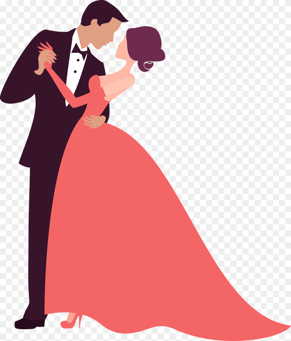Bridegroom Photography Clip Art Couple Dancing Decoration Bride And Groom Clipart, Formal Wear, Suit, Clothing, Dress Free Png