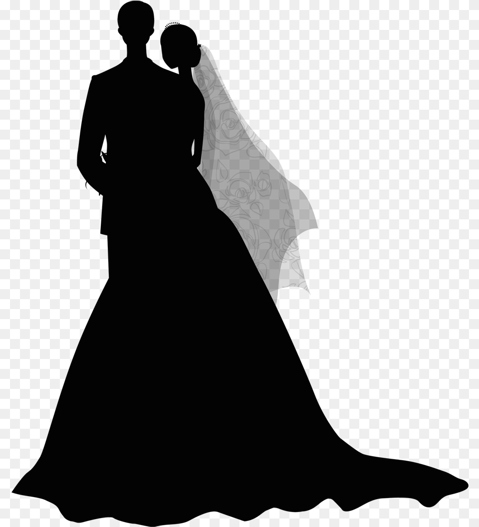Bridegroom Woman Silhouette, Clothing, Dress, Fashion, Formal Wear Free Png Download