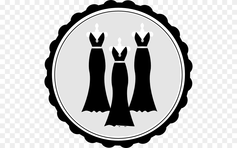 Bridesmaid Silhouette Clip Art Transparent Background Lunch Clip Art, Formal Wear, Stencil, Chess, Game Free Png
